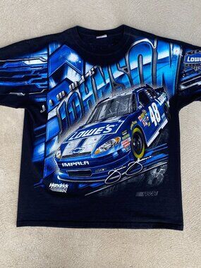 Vintage NASCAR Jimmie Johnson Chase Authentics AOP Y2k Men's t-shirt